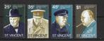 St. Vincent en de Grenadines Michel 365-368 postfr CHURCHILL, Ophalen of Verzenden, Postfris, Midden-Amerika