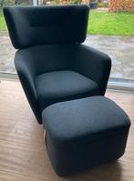 IKEA oskarsham fauteuil met voetenbank., Huis en Inrichting, Ophalen, Gebruikt, Eén, Stof
