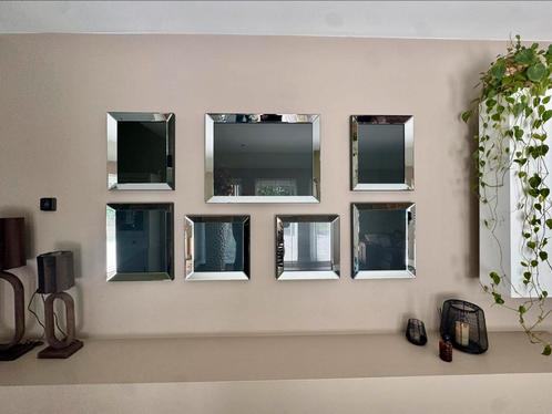 Fotowand 7x foto spiegellijsten, Huis en Inrichting, Woonaccessoires | Lijsten, Zo goed als nieuw, 75 cm of meer, 125 cm of meer