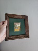 Schilderij met handtekening, Huis en Inrichting, Woonaccessoires | Lijsten, Ophalen of Verzenden, Hout