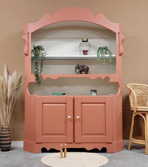 Vintage retro buffetkast rijks rood en rijks zacht rood, Huis en Inrichting, Kasten | Wandmeubels, Zo goed als nieuw, 150 tot 200 cm