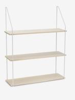 wandplank 65x80x20, 3 plankjes wit met licht hout, Huis en Inrichting, Woonaccessoires | Wandplanken en Boekenplanken, Ophalen of Verzenden