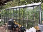Tuin/hobby kas tekoop, Ophalen, Glas, Zo goed als nieuw, Aluminium