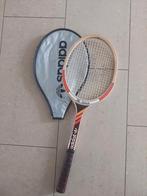Vintage Houten Tennisracket Adidas Ilie Nastase, Sport en Fitness, Tennis, Ophalen of Verzenden, Gebruikt, Racket, Adidas