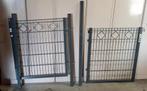 Nieuwe Poort - Dubbelstaafmat Hekwerk grijs Antraciet, Ophalen, Met poort, Nieuw, Dubbelstaafmat hekwerk