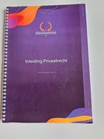 Inleiding Privaatrecht Literatuursamenvatting AthenaSummary, Ophalen of Verzenden, Zo goed als nieuw, WO