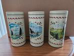 3 Vintage blikken voorraadbussen van van der Meulen, Antiek en Kunst, Ophalen of Verzenden