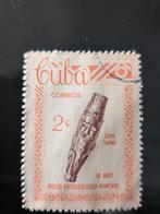 Cuba Postzegel met Cemi Taino afbeelding, Ophalen of Verzenden, Overige landen, Gestempeld