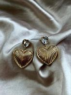 Oorbellen hartje goud kleur, Verzenden, Nieuw, Goud