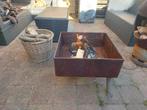 oerdegelijke vuurbak 8mm dik staal 50 x 50 cm  ., Tuin en Terras, Ophalen, Zo goed als nieuw