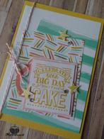 kaart Stampin' Up! Celebrate with cake (verjaardag), Nieuw, Ophalen of Verzenden