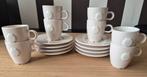 8x Douwe Egberts kop en schotel set, Huis en Inrichting, Keuken | Servies, Ophalen, Zo goed als nieuw, Overige stijlen, Kop(pen) en/of Schotel(s)