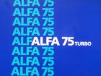Alfa Romeo 75 Turbo Brochure, Alfa Romeo, Zo goed als nieuw, Verzenden