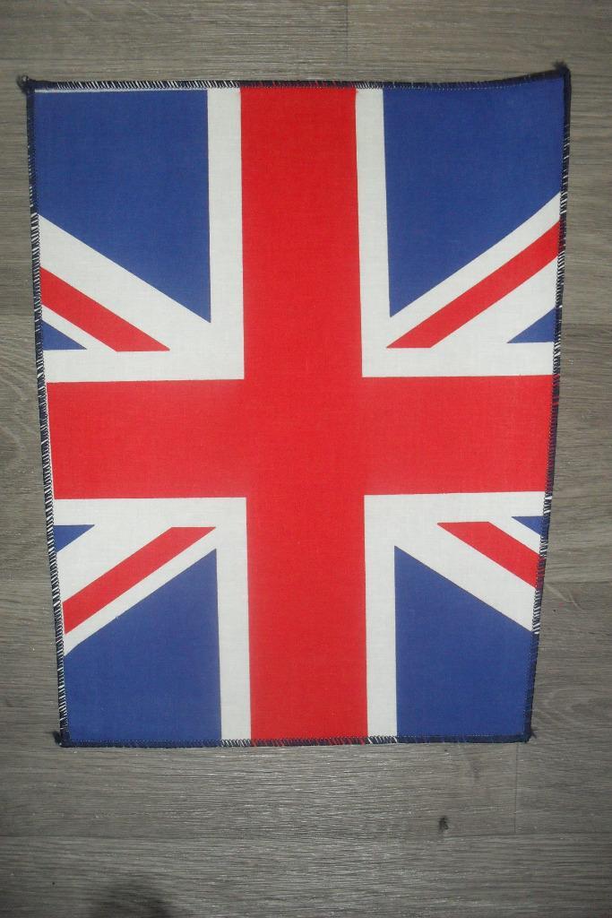 Groot Brittanië Engeland vlag embleem back patches backpatch, Hobby en Vrije tijd, Naaien en Fournituren, Zo goed als nieuw, Overige typen