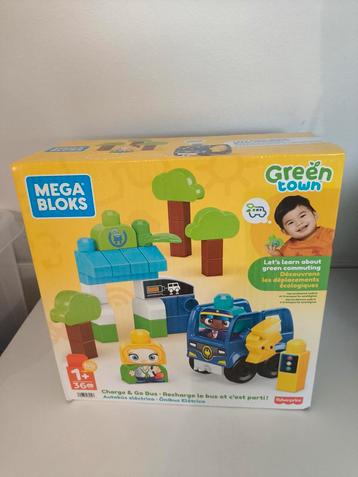 Mega Bloks Green Town Charge & Go Bus - Nieuw beschikbaar voor biedingen