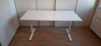 Ikea Bekant Sta Zit Bureau - Wit - Handmatig, Huis en Inrichting, Bureaus, Ophalen, In hoogte verstelbaar, Gebruikt, Stabureau