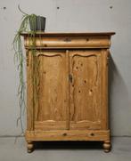 Antieke brocante grenen Biedermeier meidenkast vintage kast, Ophalen of Verzenden