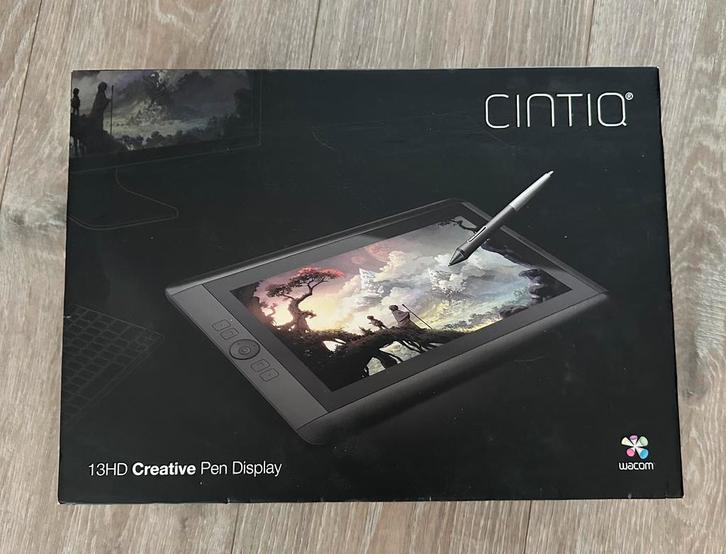 Wacom Cintiq 13HD – compleet en netjes, Computers en Software, Tekentablets, Zo goed als nieuw, Ophalen of Verzenden