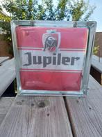 Jupiler Decoratie glasblok met verlichting mogelijk met ande, Verzamelen, Biermerken, Nieuw, Overige typen, Ophalen of Verzenden