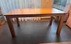 Massief teakhouten eetkamertafel 180x98, Ophalen, Teakhout, 50 tot 100 cm, Zo goed als nieuw