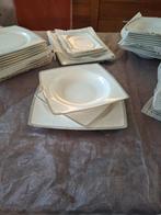 Karaca Fine Pearl Neklus 12 Persoons Vierkant Servies,, Nieuw, Ophalen of Verzenden, Bord(en), Overige stijlen