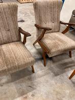 Vintage stoelen, per stuk, zelf stof uitzoeken, Huis en Inrichting, Stoelen, Ophalen of Verzenden, Gebruikt, Stof, Twee