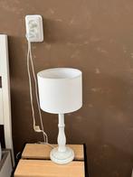 Tafellamp wit landelijk, Huis en Inrichting, Lampen | Tafellampen, Ophalen, Zo goed als nieuw, Minder dan 50 cm