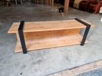 Industrieel TV Meubel - Staal & Steigerhout, Ophalen, Gebruikt, Industrieel