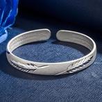 Zilveren Veren Dames Armband, Verzenden, Nieuw, Zilver