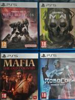 4 games Mafia old country,COD mw2,Fires of Rubicon,Robocop, Spelcomputers en Games, Ophalen, Zo goed als nieuw