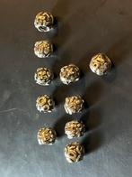 Pandora letter bedels met goud., Overige merken, Ophalen of Verzenden, Zo goed als nieuw, 4 bedels of meer