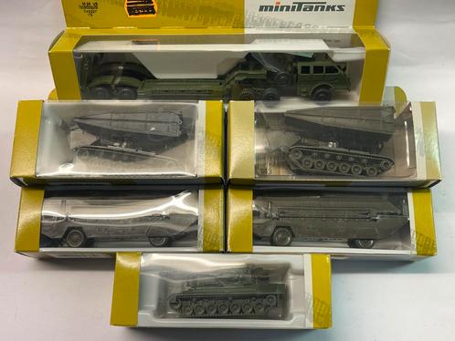 ** NIEUW ** MINITANKS * 6x o.a: Panzertransport Alligator **, Hobby en Vrije tijd, Modelauto's | 1:87, Nieuw, Overige typen, Herpa