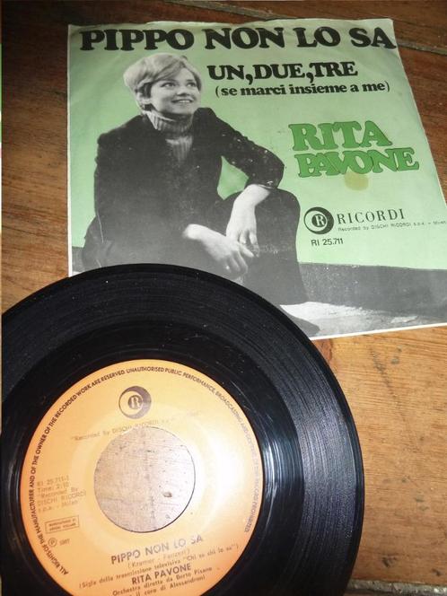 RITA PAVONE pippo non lo sa 1967, Cd's en Dvd's, Vinyl Singles, Gebruikt, EP, Pop, Ophalen of Verzenden