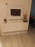 Wandmeubel met elektrische haard, Ophalen, Zo goed als nieuw, Hangende haard, Elektrische haard