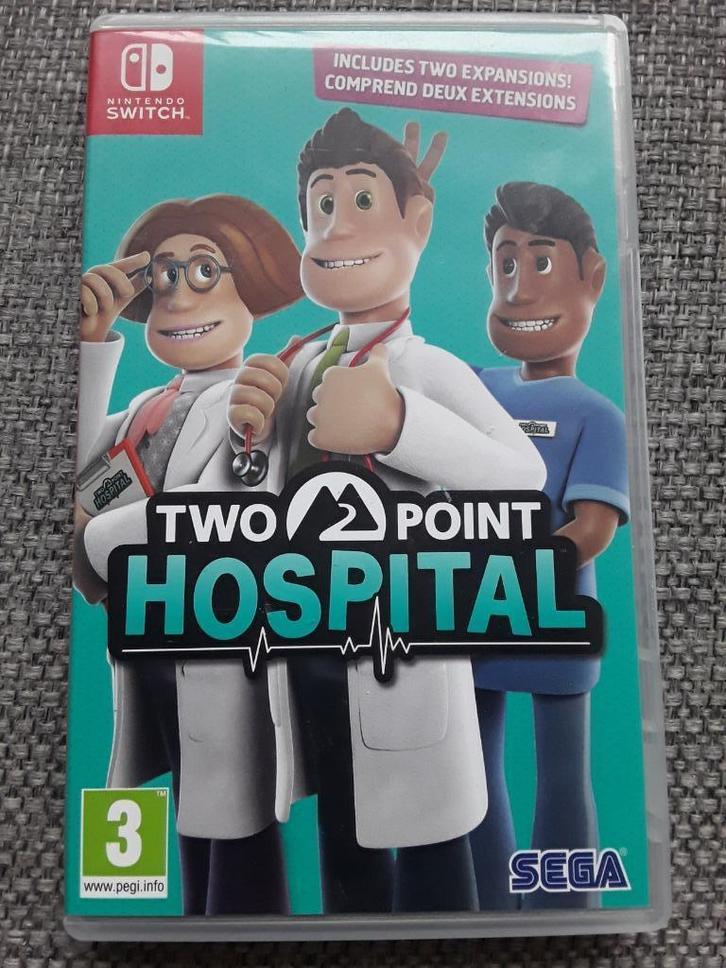 Nintendo Switch Game Two Point Hospital, Spelcomputers en Games, Games | Nintendo Switch, Zo goed als nieuw, Simulatie, 1 speler