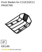 Fiido front basket voor C11/C22/C11PRO/C700, Ophalen of Verzenden, Zo goed als nieuw, 50 km per accu of meer, Overige merken