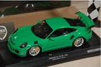 SALE !! PORSCHE 911 GT3 RS 2015 green Minichamps WRH, Hobby en Vrije tijd, Modelauto's | 1:18, Verzenden, Zo goed als nieuw, Auto