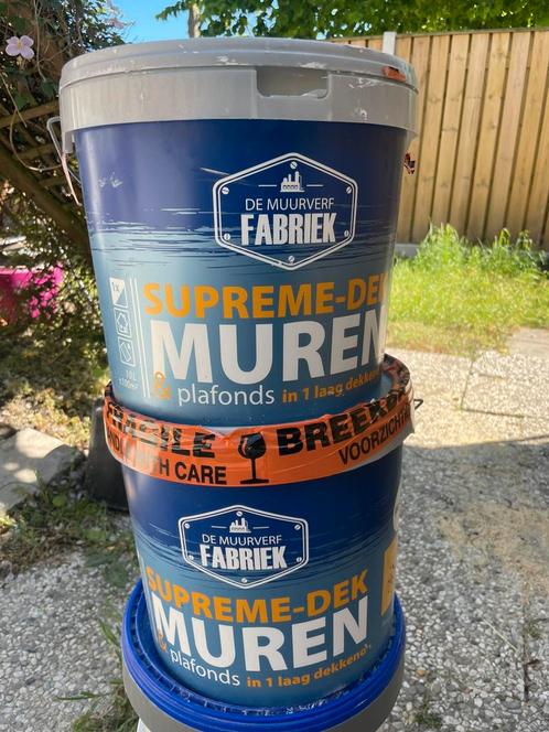 Cira 15 L supreme-dek primer van de muurverffabriek, Doe-het-zelf en Verbouw, Verf, Beits en Lak, Nieuw, Verf, Minder dan 5 liter