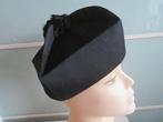 Zwarte BIRETTA of Bonnet Hoofddeksel, Antiek en Kunst, Ophalen of Verzenden