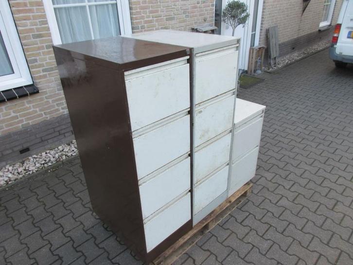 Ladenkast metaal (3 soorten), Huis en Inrichting, Kasten | Ladekasten, Gebruikt, 100 tot 150 cm, Minder dan 50 cm, 50 tot 75 cm