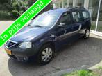 Dacia Logan MCV 1.4 Lauréate (bj 2009), Stof, Gebruikt, 4 cilinders, Blauw