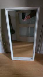 Spiegel, wit, 82x41 cm., Huis en Inrichting, Ophalen, Minder dan 50 cm, Gebruikt, Overige typen