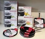 Pannenset kitchenaid zwart, Ophalen, Overige materialen, Nieuw, Pannenset