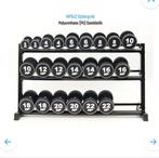 Dumbellrek Zwart 3-laags MP942, Sport en Fitness, Ophalen of Verzenden, Nieuw