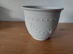 Vintage Scheurig witte bloempot 916-15, Antiek en Kunst, Curiosa en Brocante, Ophalen of Verzenden