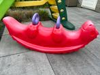 BIG-Sammy-Rocker dinosaurus wip rood, Kinderen en Baby's, Speelgoed | Buiten | Los speelgoed, Gebruikt, Ophalen
