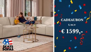 Hoekbank / Loungebank nieuw(!) Tegoedbon t.w.v. €1599 beschikbaar voor biedingen