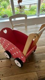 Janod poppenwagen/ loopwagen, Ophalen, Gebruikt