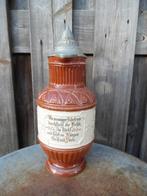 Antieke bierkruik kan kruik bierkan met drinkspreuk ca. 1900, Ophalen of Verzenden