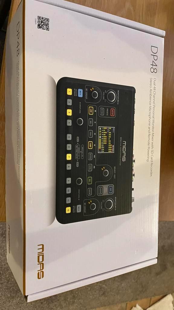Nieuwe Midas DP48 - Reserve Exemplaar, Muziek en Instrumenten, Mengpanelen, Nieuw, 10 tot 20 kanalen, Ophalen of Verzenden